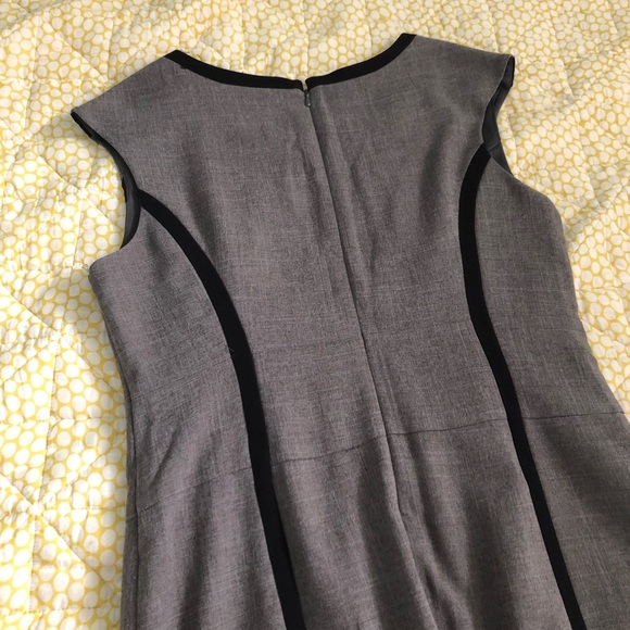 Kim Rogers fitted petite gray dress - Picture 2 of 4